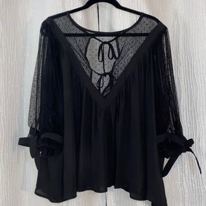 SHEIN black lace top